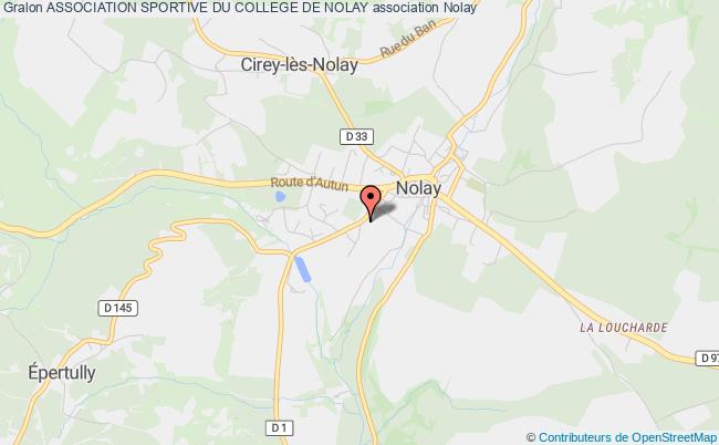 plan association Association Sportive Du College De Nolay Nolay