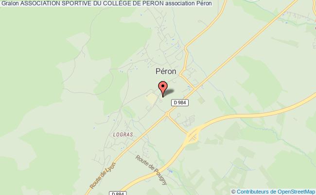 plan association Association Sportive Du CollÈge De Peron Péron