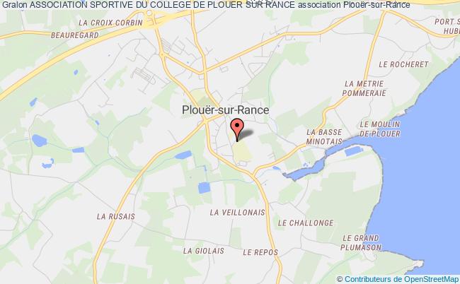 plan association Association Sportive Du College De Plouer Sur Rance Plouër-sur-Rance
