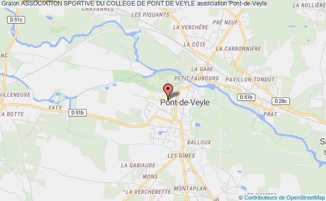 plan association Association Sportive Du College De Pont De Veyle Pont-de-Veyle