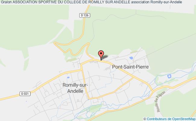 plan association Association Sportive Du College De Romilly Sur Andelle Romilly-sur-Andelle