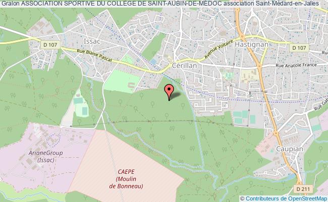 plan association Association Sportive Du College De Saint-aubin-de-medoc Saint-Médard-en-Jalles