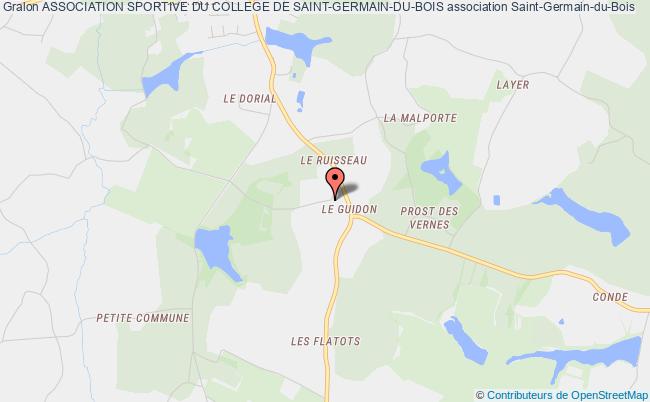 plan association Association Sportive Du College De Saint-germain-du-bois Saint-Germain-du-Bois