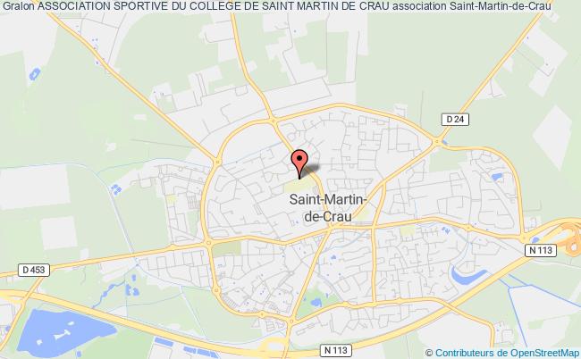 plan association Association Sportive Du College De Saint Martin De Crau Saint-Martin-de-Crau