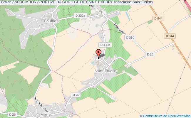 plan association Association Sportive Du College De Saint Thierry Saint-Thierry
