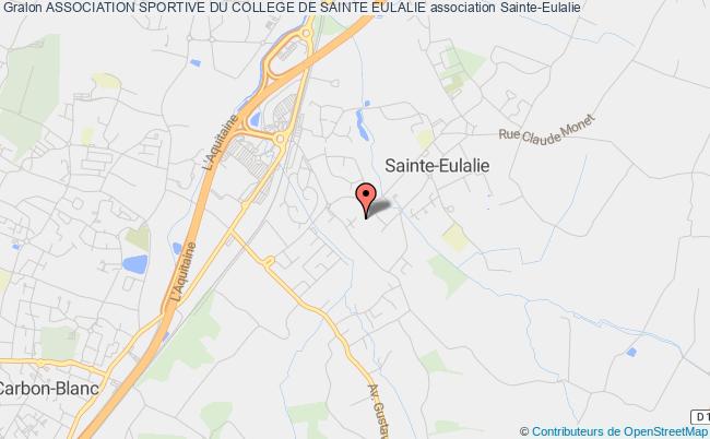 plan association Association Sportive Du College De Sainte Eulalie Sainte-Eulalie