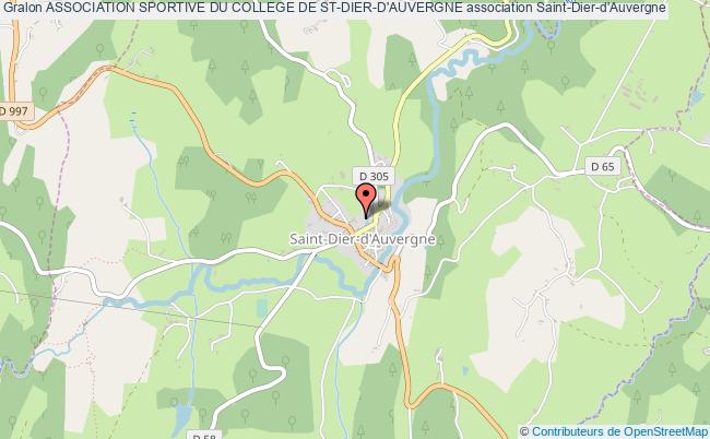 plan association Association Sportive Du College De St-dier-d'auvergne Saint-Dier-d'Auvergne