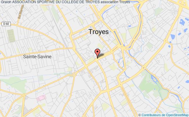 plan association Association Sportive Du College De Troyes Troyes