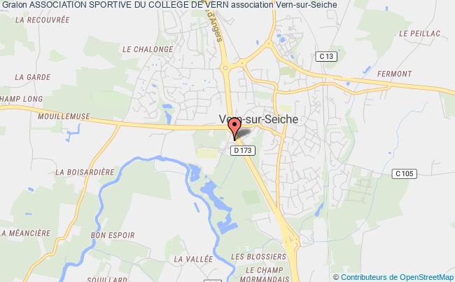 plan association Association Sportive Du College De Vern Vern-sur-Seiche
