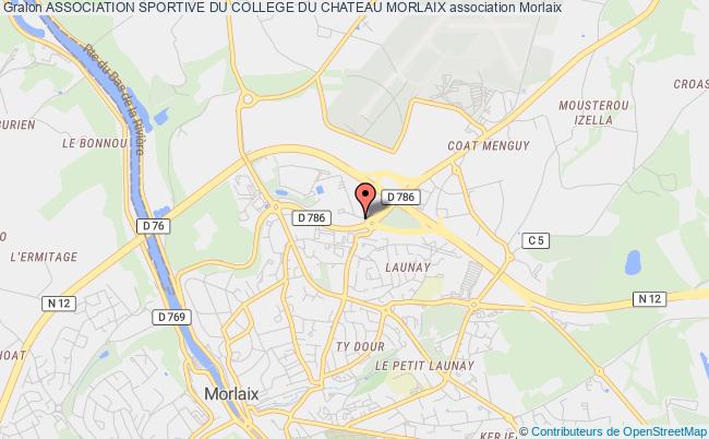 plan association Association Sportive Du College Du Chateau Morlaix Morlaix