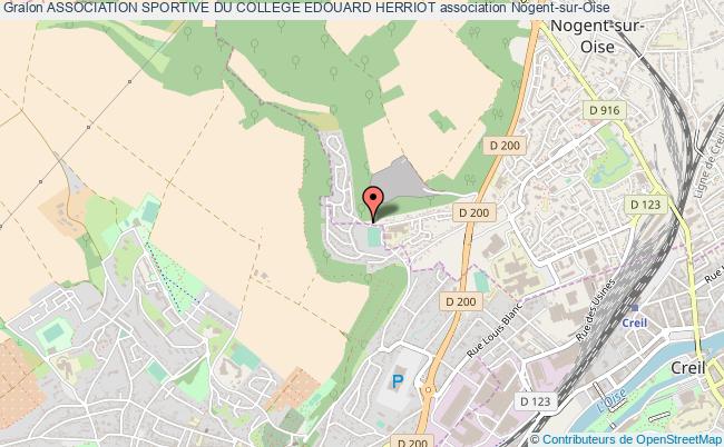 plan association Association Sportive Du College Edouard Herriot Nogent-sur-Oise