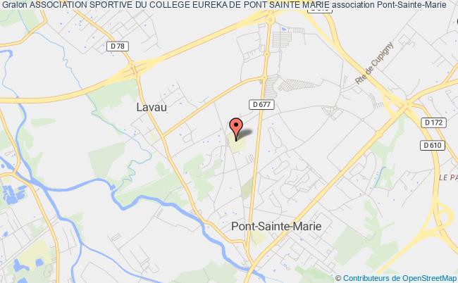 plan association Association Sportive Du College Eureka De Pont Sainte Marie Pont-Sainte-Marie