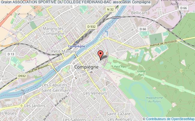 plan association Association Sportive Du College Ferdinand-bac Compiègne