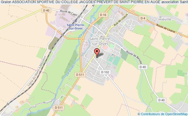 plan association Association Sportive Du College Jacques Prevert De Saint Pierre En Auge Saint-Pierre-en-Auge