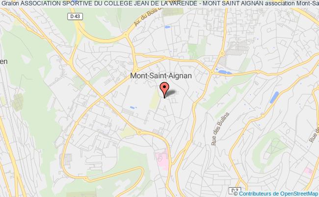 plan association Association Sportive Du College Jean De La Varende - Mont Saint Aignan Mont-Saint-Aignan