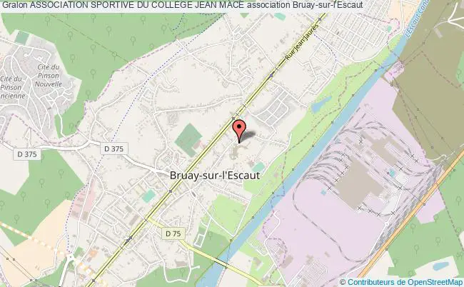 plan association Association Sportive Du College Jean Mace Bruay-sur-l'Escaut