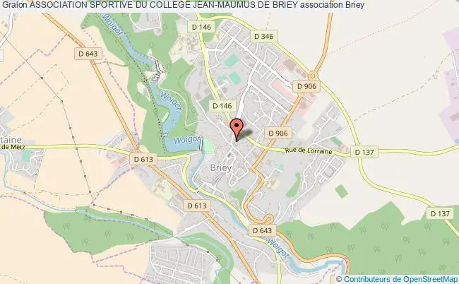plan association Association Sportive Du College Jean-maumus De Briey Briey