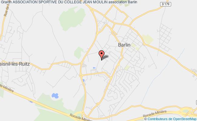 plan association Association Sportive Du College Jean Moulin Barlin