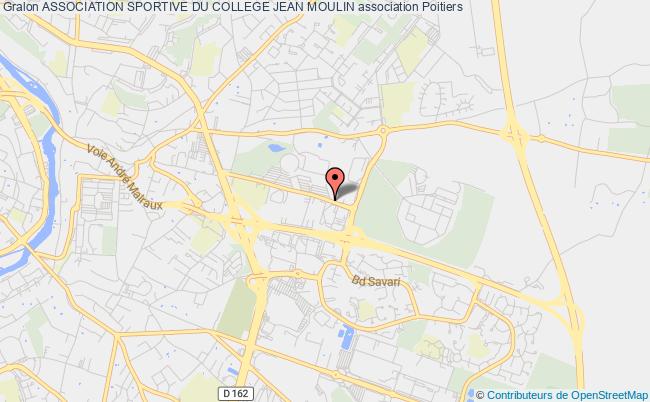 plan association Association Sportive Du College Jean Moulin Poitiers