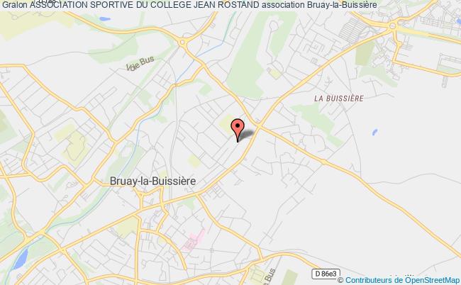 plan association Association Sportive Du College Jean Rostand Bruay-la-Buissière