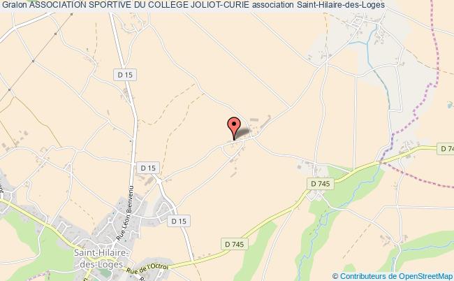 plan association Association Sportive Du College Joliot-curie Saint-Hilaire-des-Loges