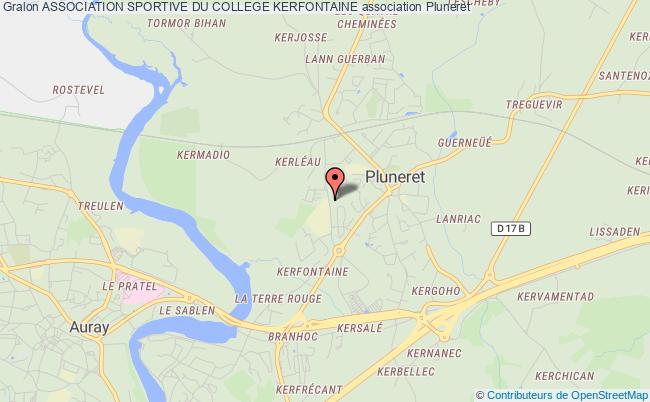 plan association Association Sportive Du College Kerfontaine Pluneret