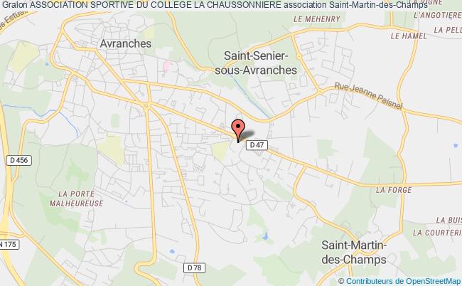 plan association Association Sportive Du College La Chaussonniere Saint-Martin-des-Champs