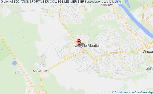 plan association Association Sportive Du College Les Merisiers Jouy-le-Moutier
