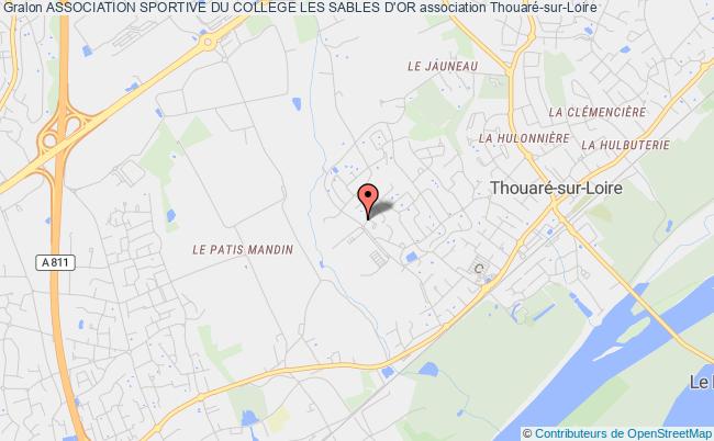 plan association Association Sportive Du College Les Sables D'or Thouaré-sur-Loire
