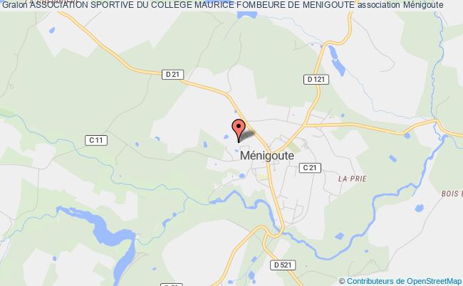 plan association Association Sportive Du College Maurice Fombeure De Menigoute Ménigoute