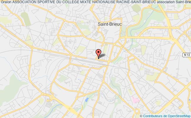 plan association Association Sportive Du College Mixte Nationalise Racine-saint-brieuc Saint-Brieuc