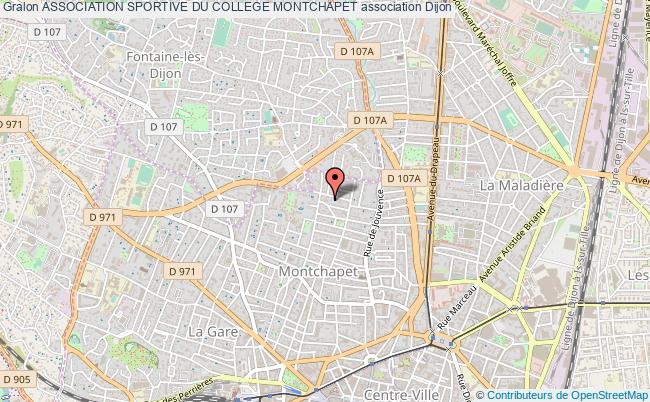 plan association Association Sportive Du College Montchapet Dijon