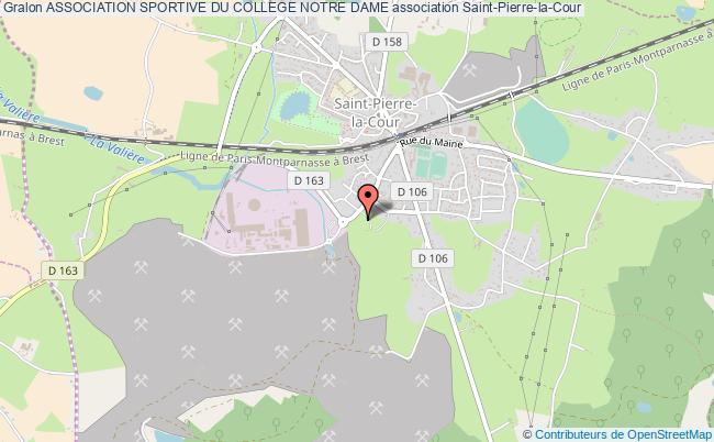 plan association Association Sportive Du College Notre Dame Saint-Pierre-la-Cour