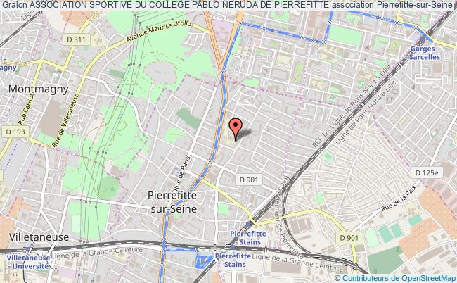 plan association Association Sportive Du College Pablo Neruda De Pierrefitte Pierrefitte-sur-Seine