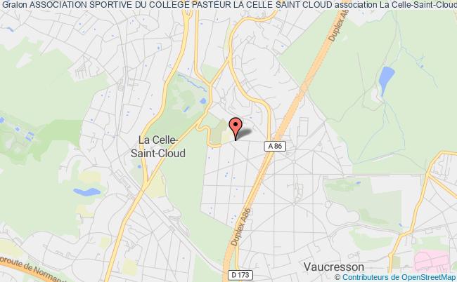 plan association Association Sportive Du College Pasteur La Celle Saint Cloud La    Celle-Saint-Cloud