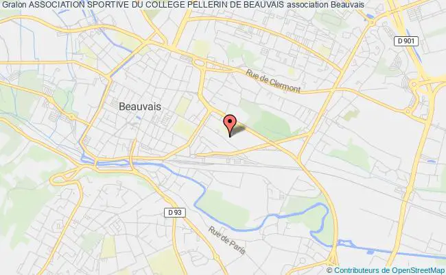 plan association Association Sportive Du College Pellerin De Beauvais Beauvais