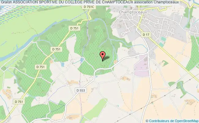 plan association Association Sportive Du College Prive De Champtoceaux 