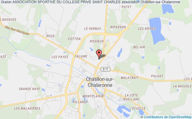 plan association Association Sportive Du College Prive Saint Charles Châtillon-sur-Chalaronne