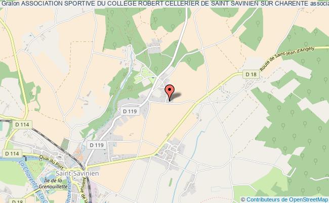 plan association Association Sportive Du College Robert Cellerier De Saint Savinien Sur Charente Saint-Savinien