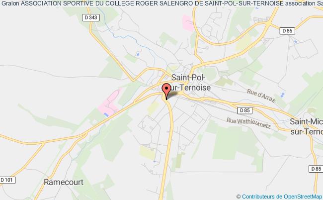 plan association Association Sportive Du College Roger Salengro De Saint-pol-sur-ternoise Saint-Pol-sur-Ternoise cedex
