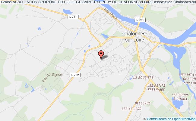 plan association Association Sportive Du College Saint-exupery De Chalonnes/loire Chalonnes-sur-Loire