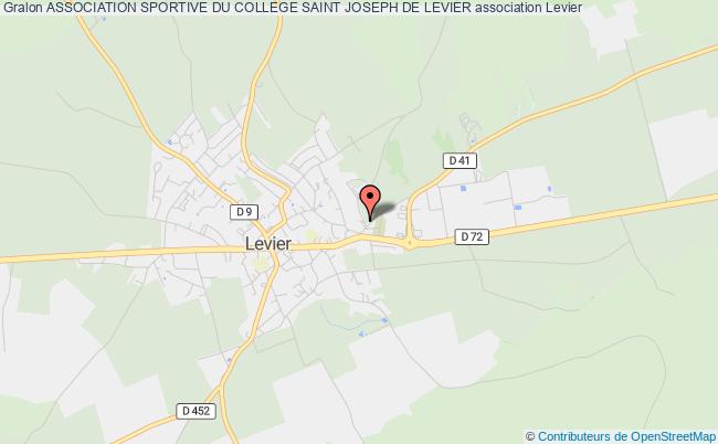 plan association Association Sportive Du College Saint Joseph De Levier Levier