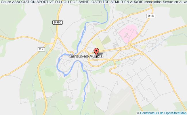 plan association Association Sportive Du College Saint Joseph De Semur-en-auxois Semur-en-Auxois