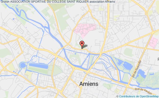 plan association Association Sportive Du College Saint Riquier Amiens