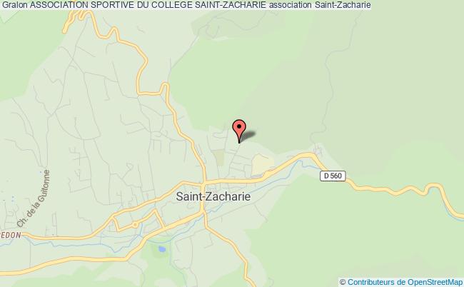 plan association Association Sportive Du College Saint-zacharie Saint-Zacharie
