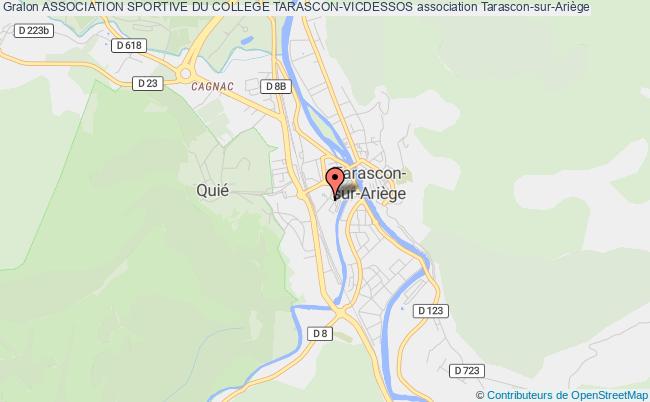 plan association Association Sportive Du College Tarascon-vicdessos Tarascon-sur-Ariège
