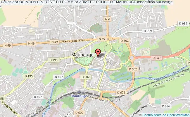 ASSOCIATION SPORTIVE DU COMMISSARIAT DE POLICE DE MAUBEUGE
