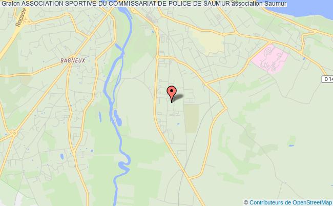 plan association Association Sportive Du Commissariat De Police De Saumur Saumur