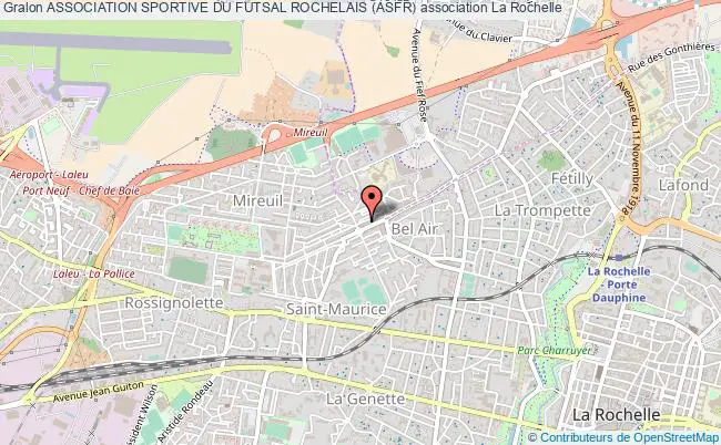 plan association Association Sportive Du Futsal Rochelais (asfr) La Rochelle