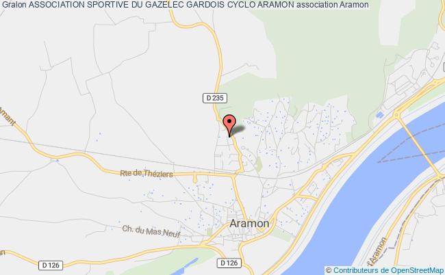 plan association Association Sportive Du Gazelec Gardois Cyclo Aramon Aramon